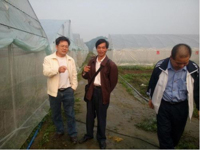 清远市佛冈县科协到石角镇小梅村检查指导工作